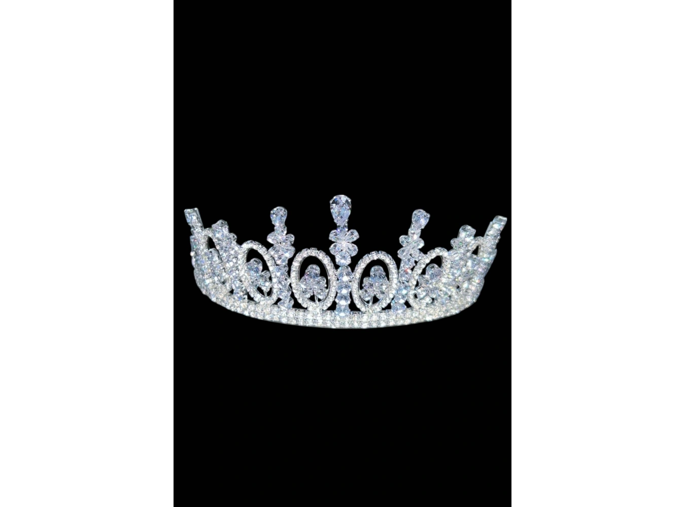 Zirkon Taşlı Gelin/Kına/Nişan/Söz Tasarım Taç