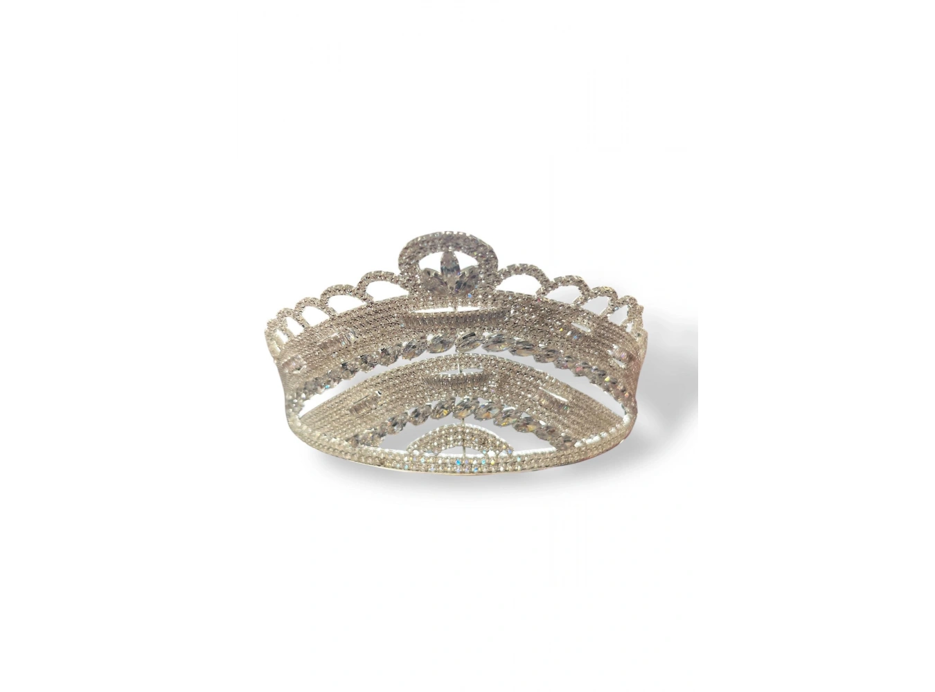 Zirkon Taşlı Gelin/Kına/Nişan/Söz Tasarım Taç