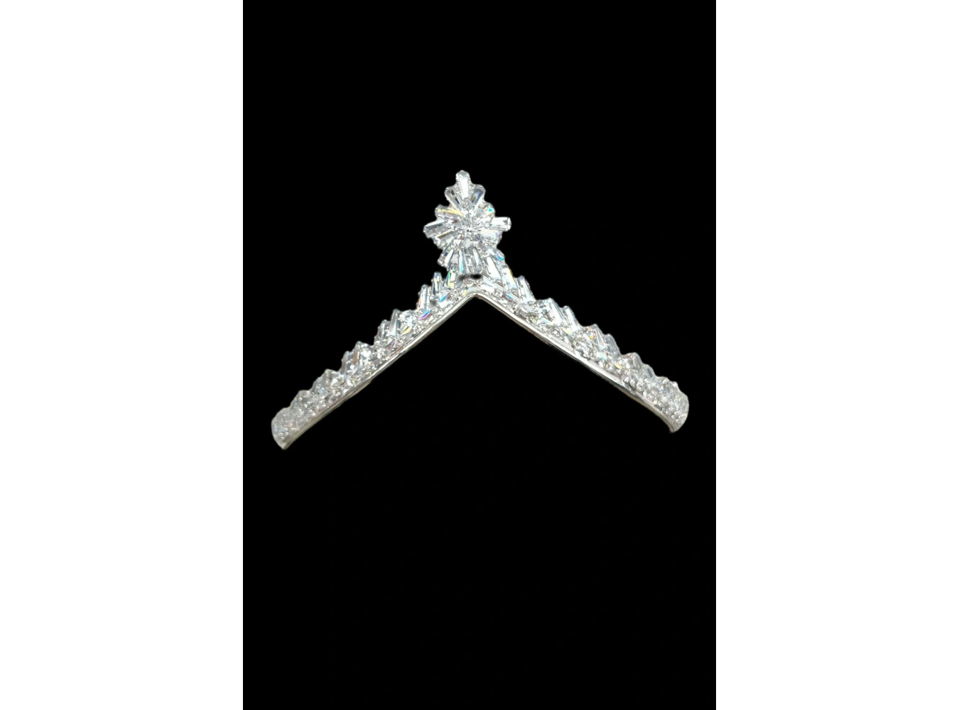 Zirkon Taşlı Gelin/Kına/Nişan/Söz Tasarım Taç