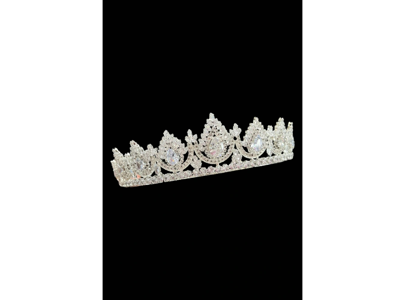 Zirkon Taşlı Gelin/Kına/Nişan/Söz Tasarım Taç