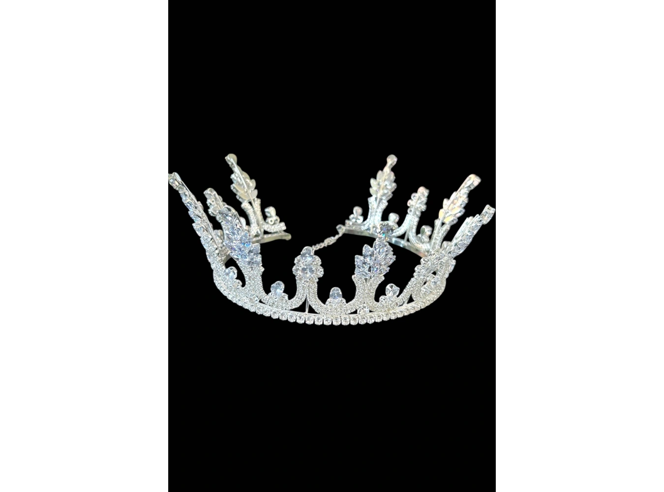 Zirkon Taşlı Gelin/Kına/Nişan/Söz Tasarım Taç