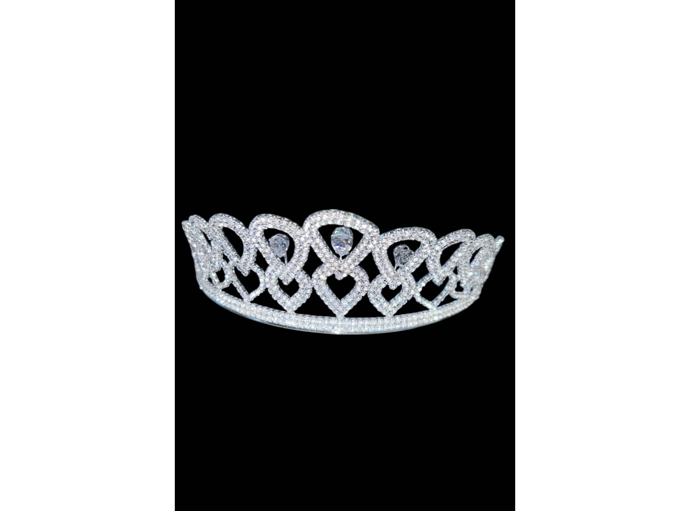 Zirkon Taşlı Gelin/Kına/Nişan/Söz Tasarım Taç