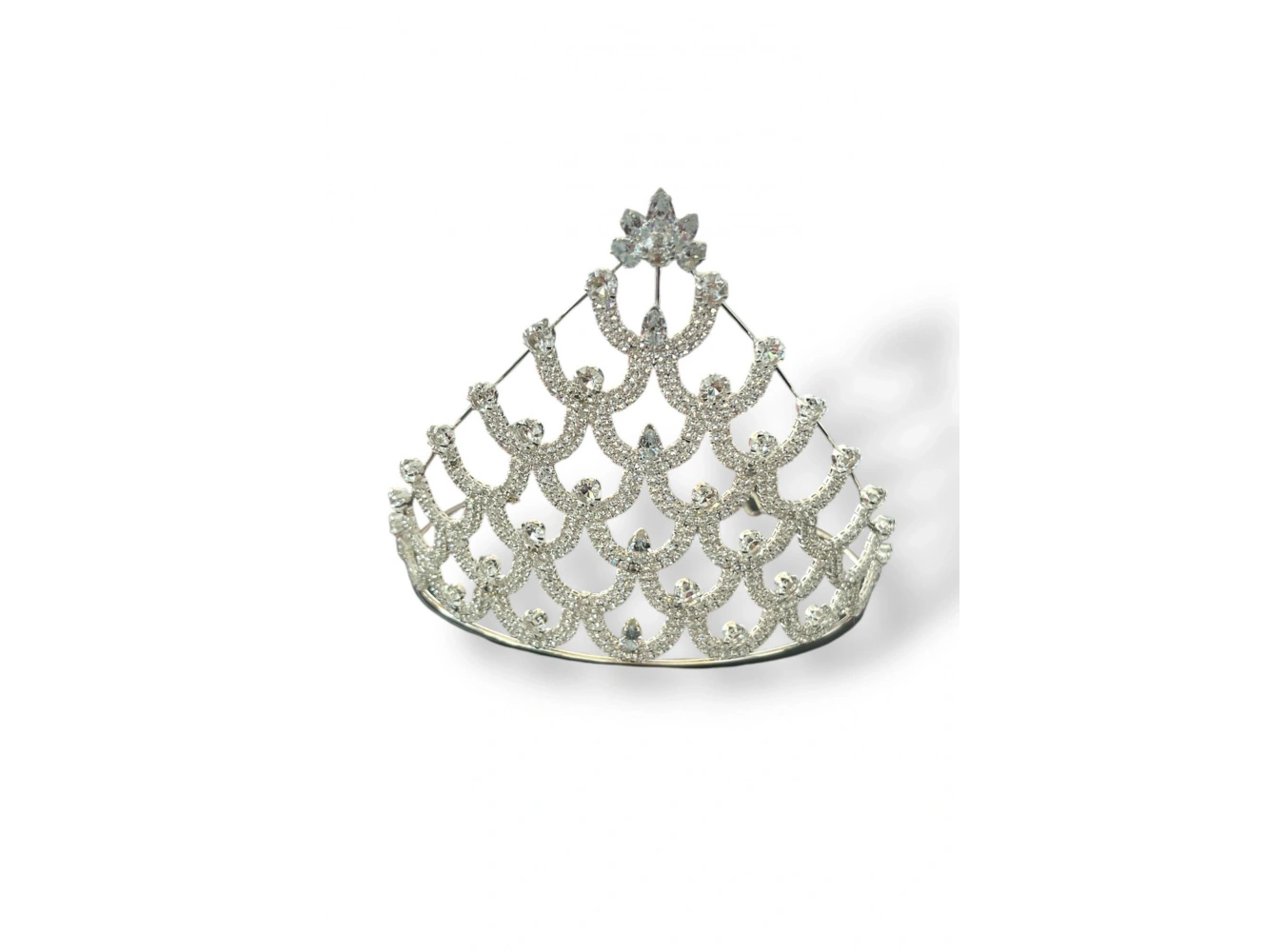 Zirkon Taşlı Gelin/Kına/Nişan/Söz Tasarım Taç