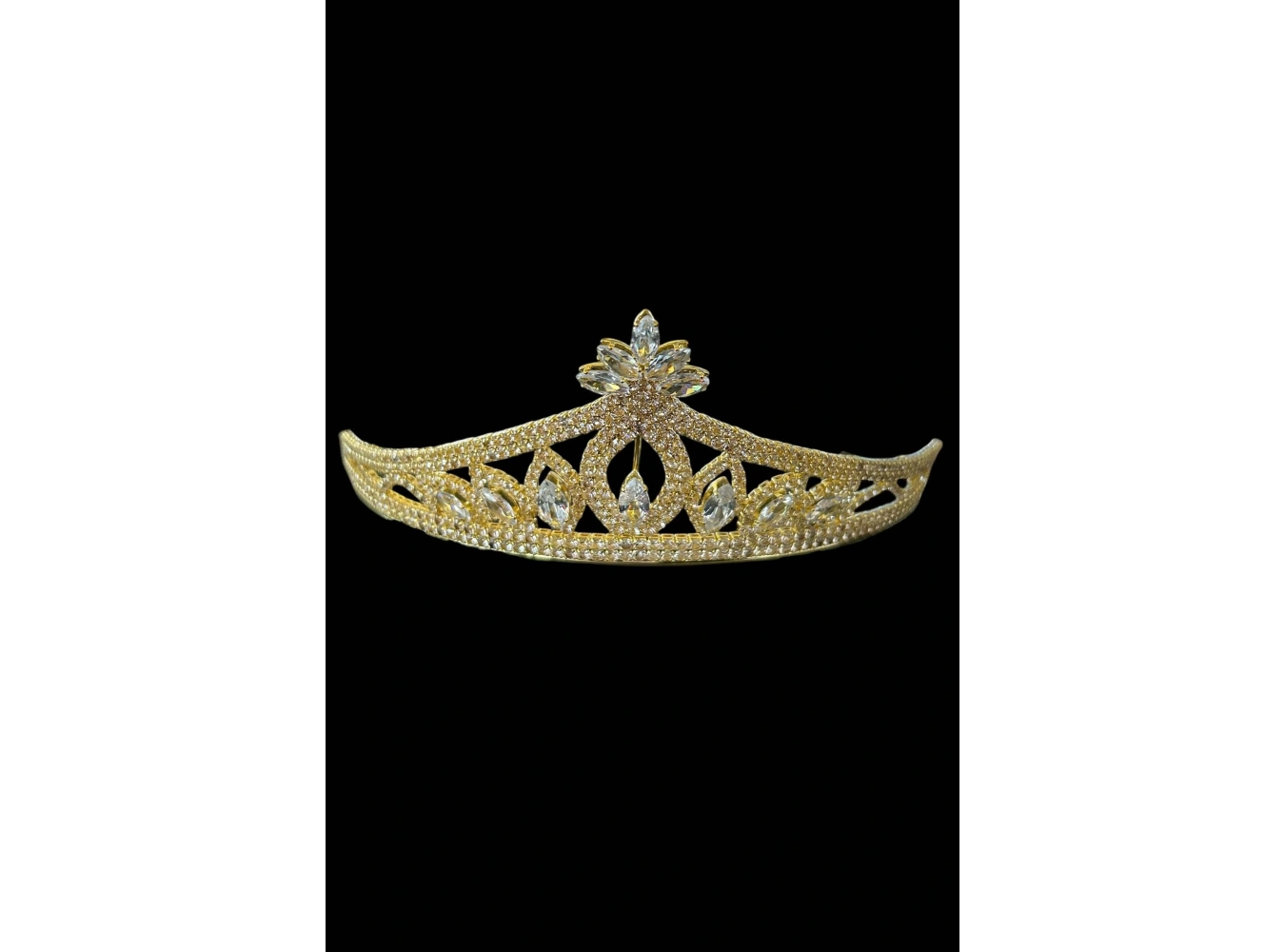 Zirkon Taşlı Gelin/Kına/Nişan/Söz Tasarım Taç