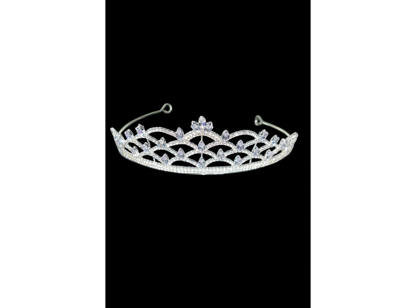 Zirkon Taşlı Gelin/Kına/Nişan/Söz Tasarım Taç