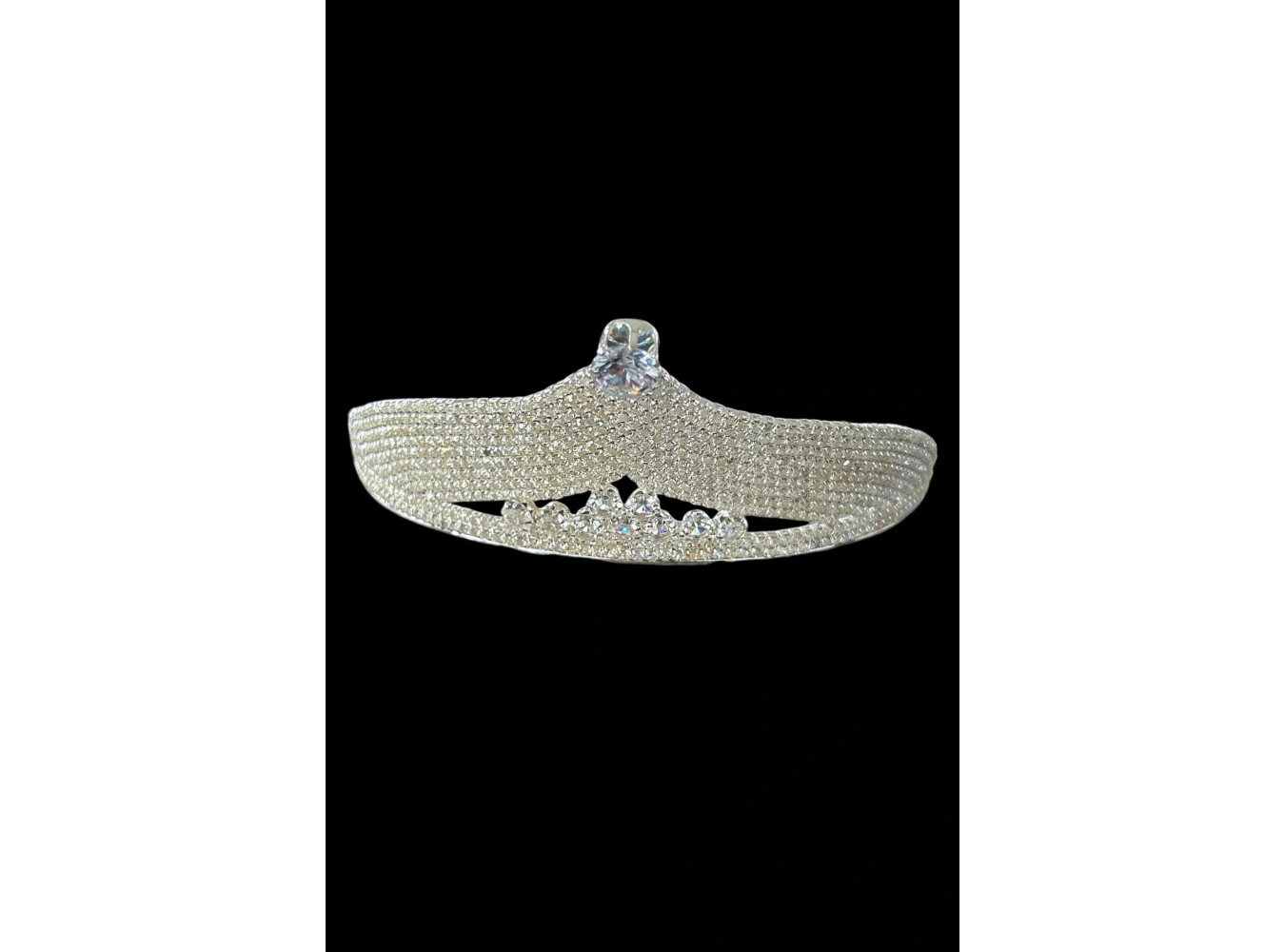 Zirkon Taşlı Gelin/Kına/Nişan/Söz Tasarım Taç