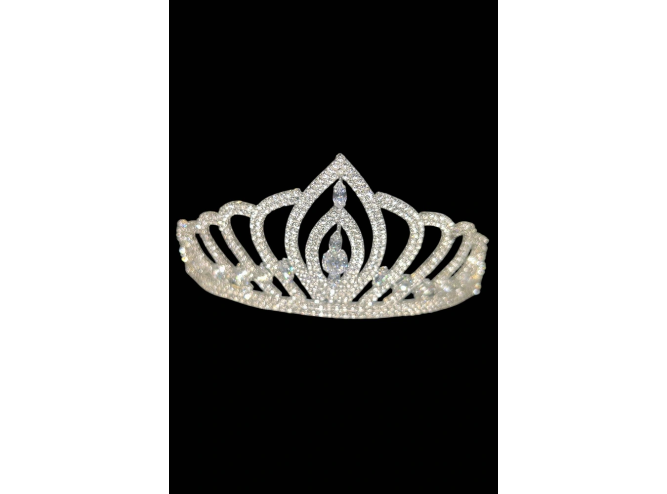 Zirkon Taşlı Gelin/Kına/Nişan/Söz Tasarım Taç