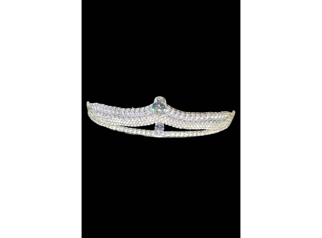 Zirkon Taşlı Gelin/Kına/Nişan/Söz Tasarım Taç