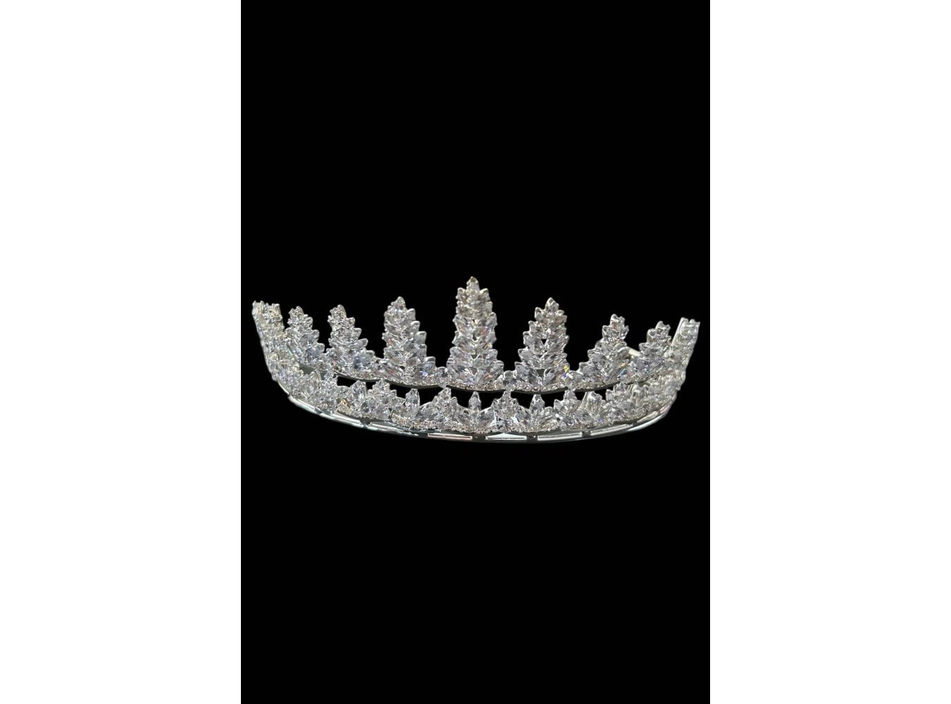 Zirkon Taşlı Gelin/Kına/Nişan/Söz Tasarım Taç