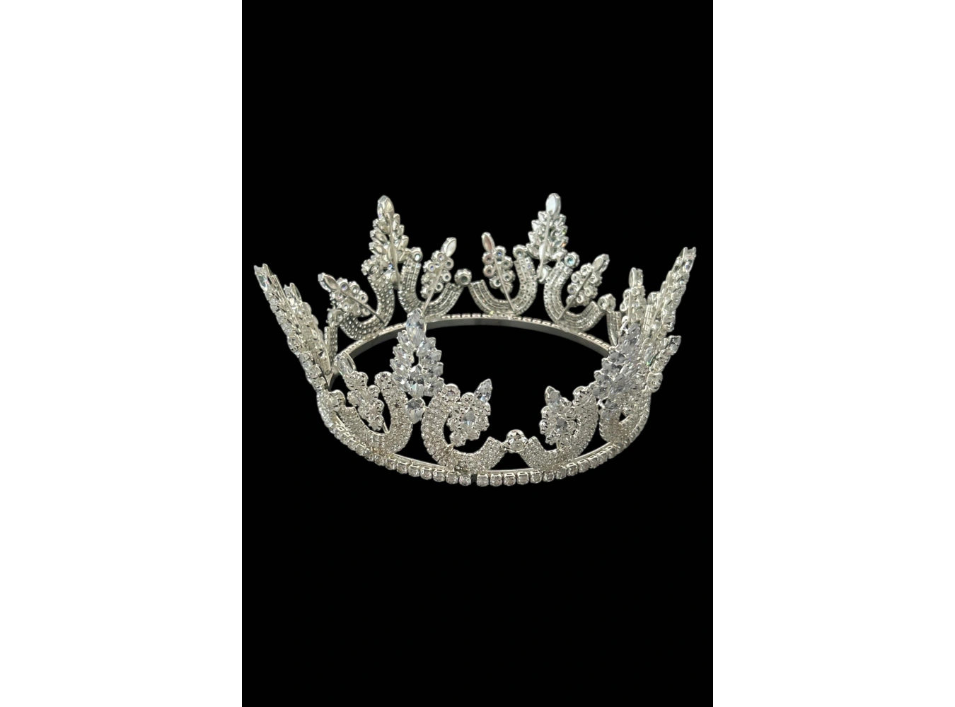 Zirkon Taşlı Gelin/Kına/Nişan/Söz Tasarım Taç