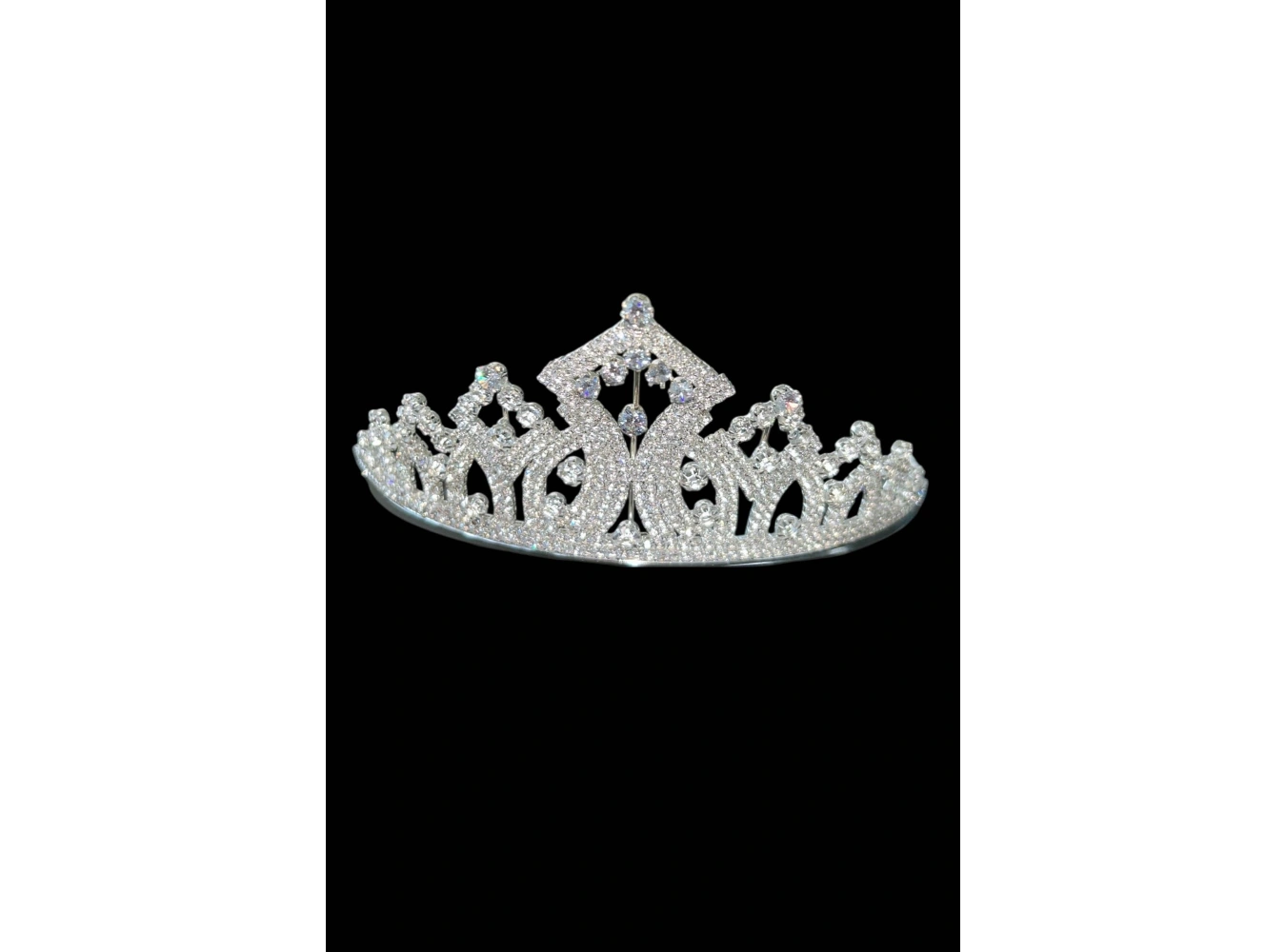 Zirkon Taşlı Gelin/Kına/Nişan/Söz Tasarım Taç