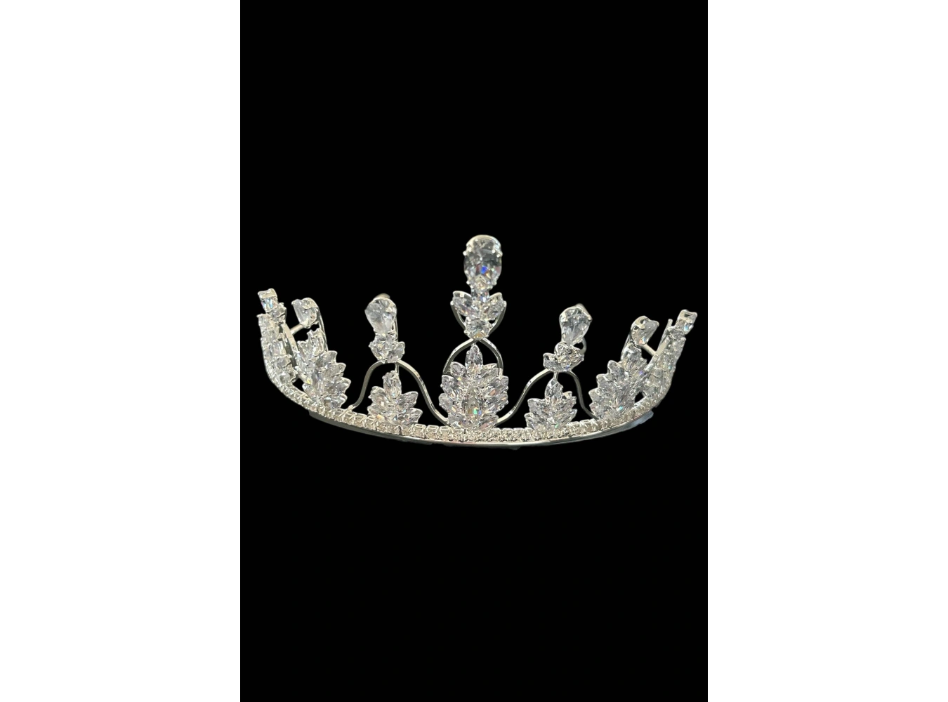 Zirkon Taşlı Gelin/Kına/Nişan/Söz Tasarım Taç