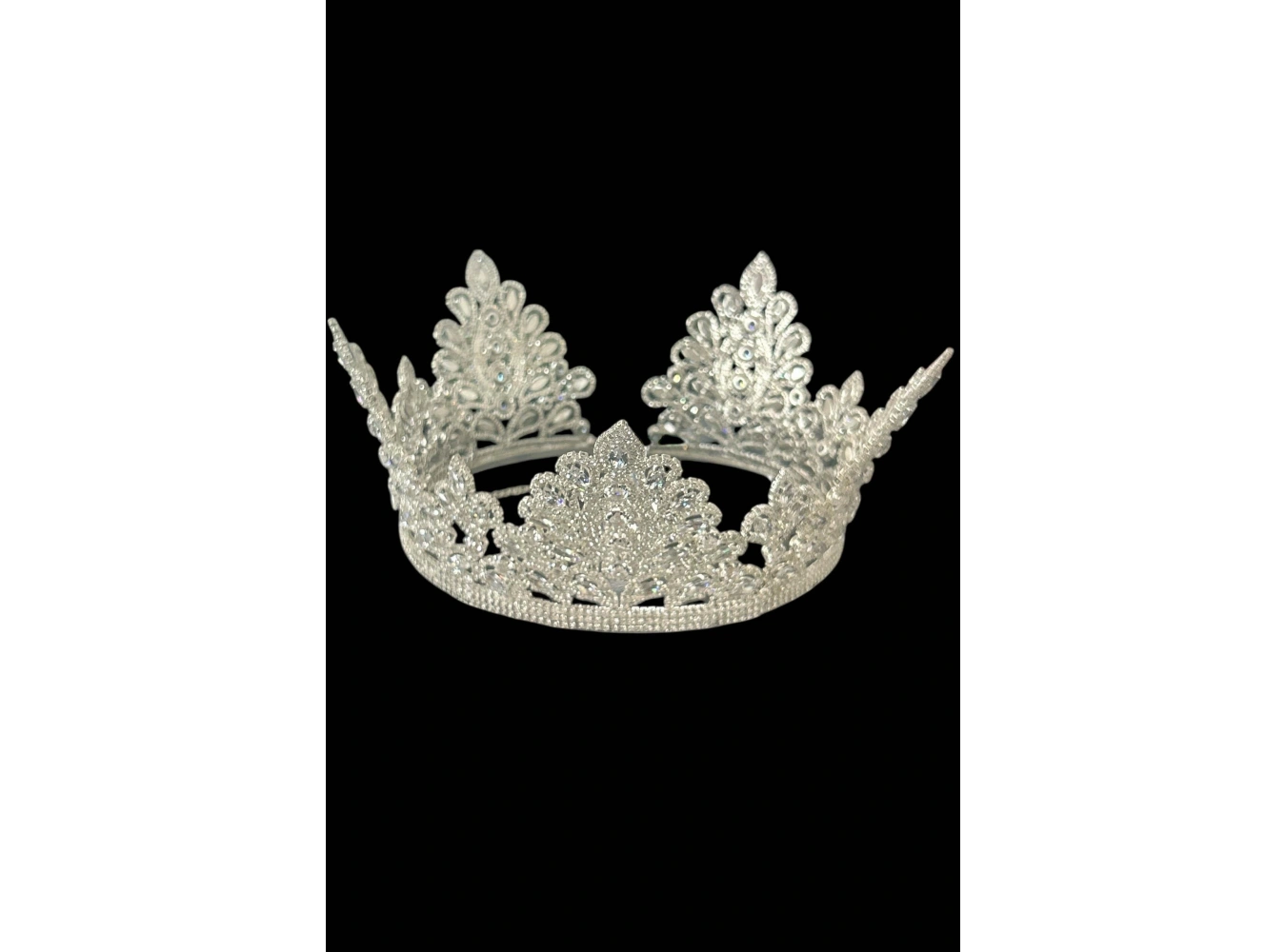 Zirkon Taşlı Gelin/Kına/Nişan/Söz Tasarım Taç