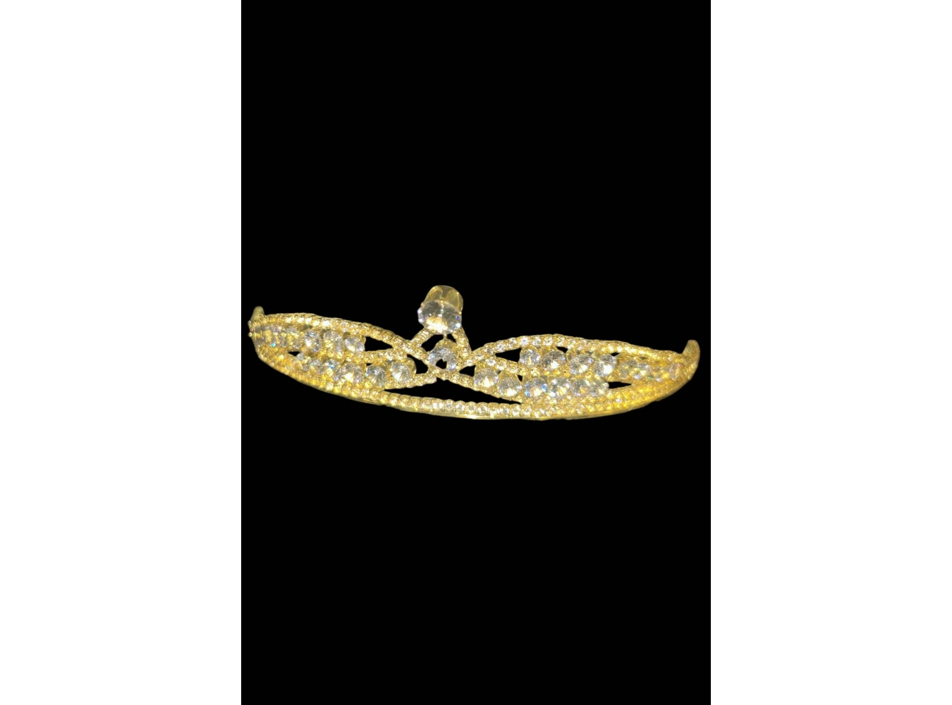 Zirkon Taşlı Gelin/Kına/Nişan/Söz Tasarım Taç