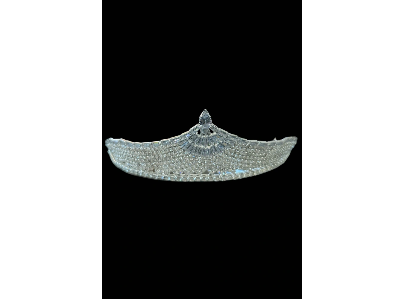 Zirkon Taşlı Gelin/Kına/Nişan/Söz Tasarım Taç