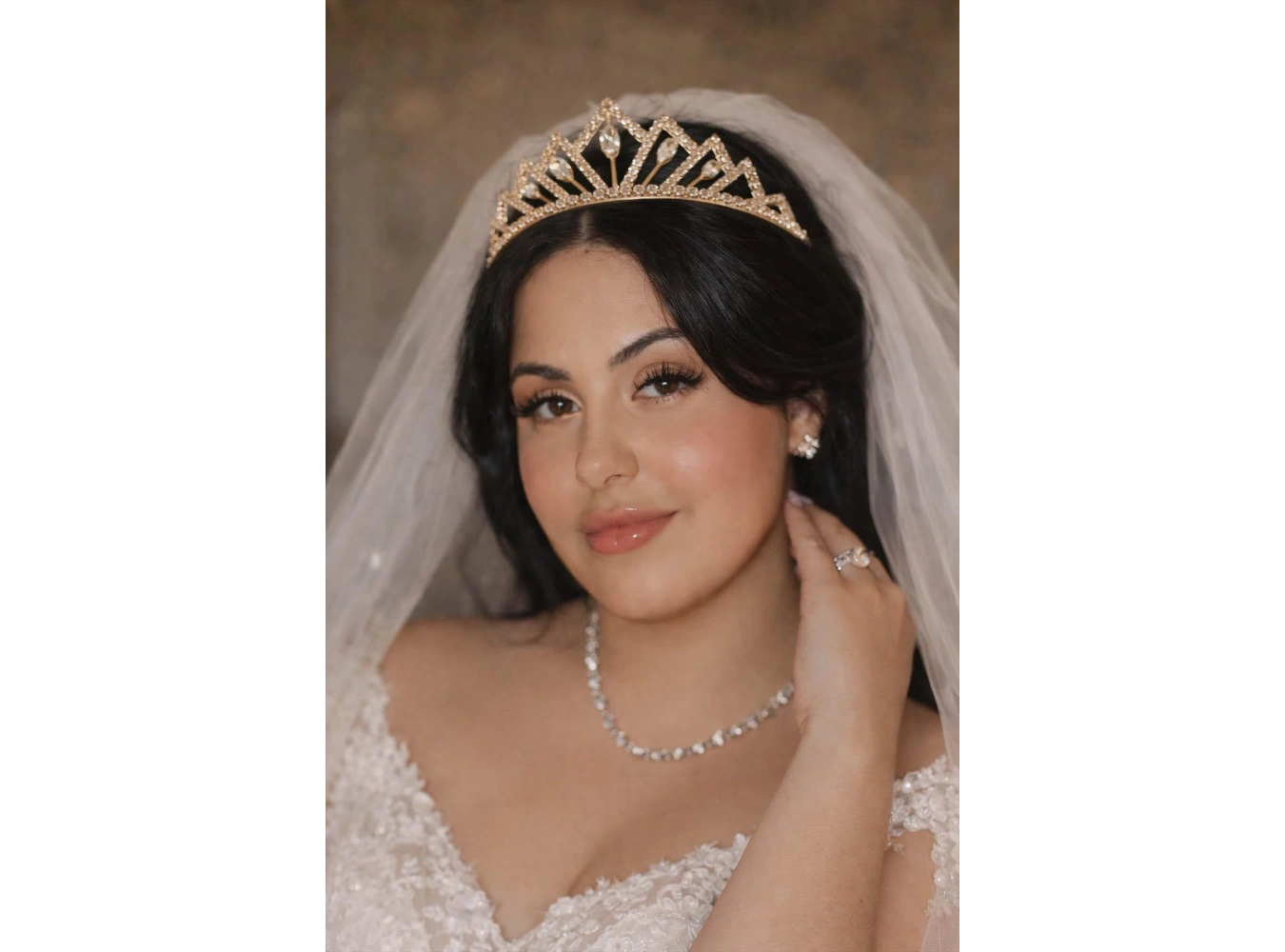 Zirkon Taşlı Gelin/Kına/Nişan/Söz Tasarım Taç