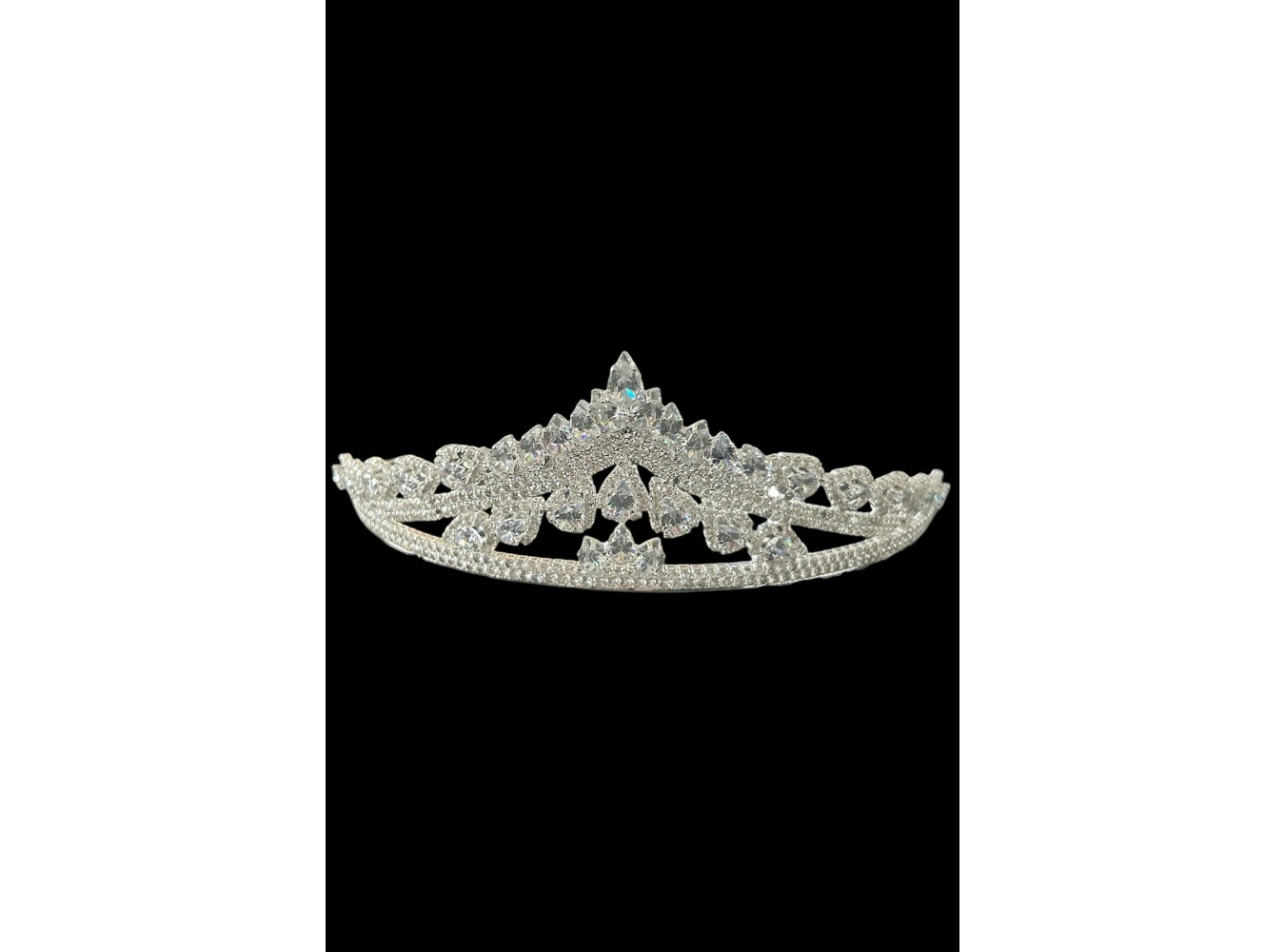 Zirkon Taşlı Gelin/Kına/Nişan/Söz Tasarım Taç