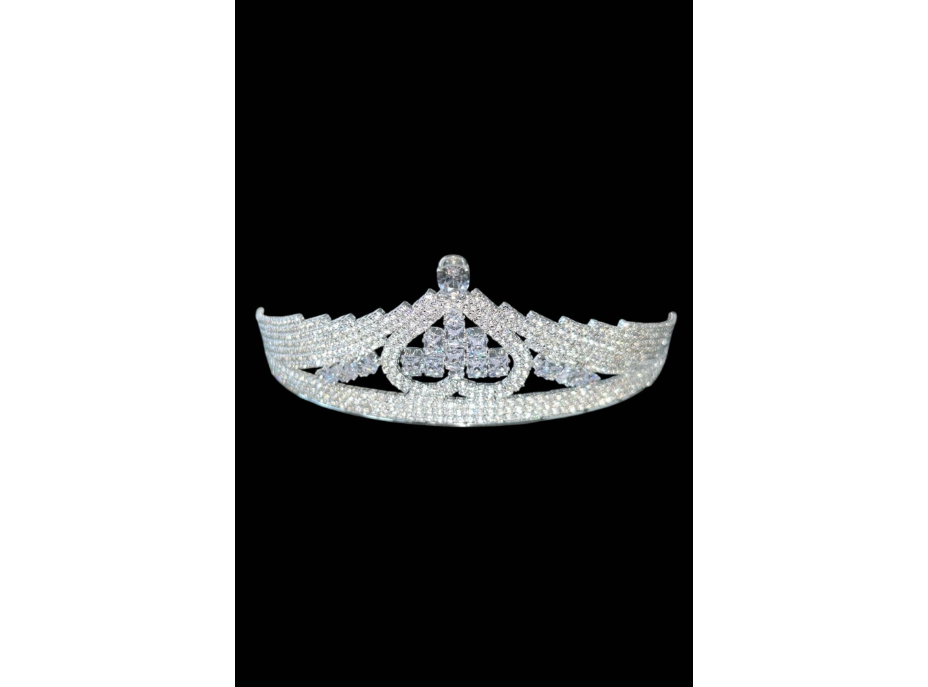 Zirkon Taşlı Gelin/Kına/Nişan/Söz Tasarım Taç