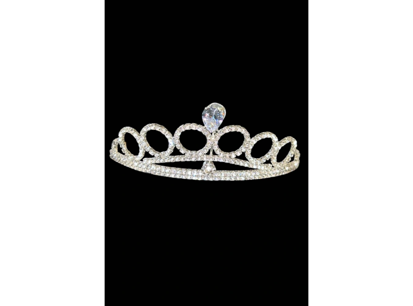Zirkon Taşlı Gelin/Kına/Nişan/Söz Tasarım Taç