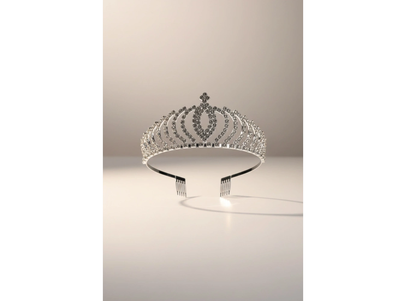 Zirkon Taşlı Gelin/Kına/Nişan/Söz Tasarım Taç