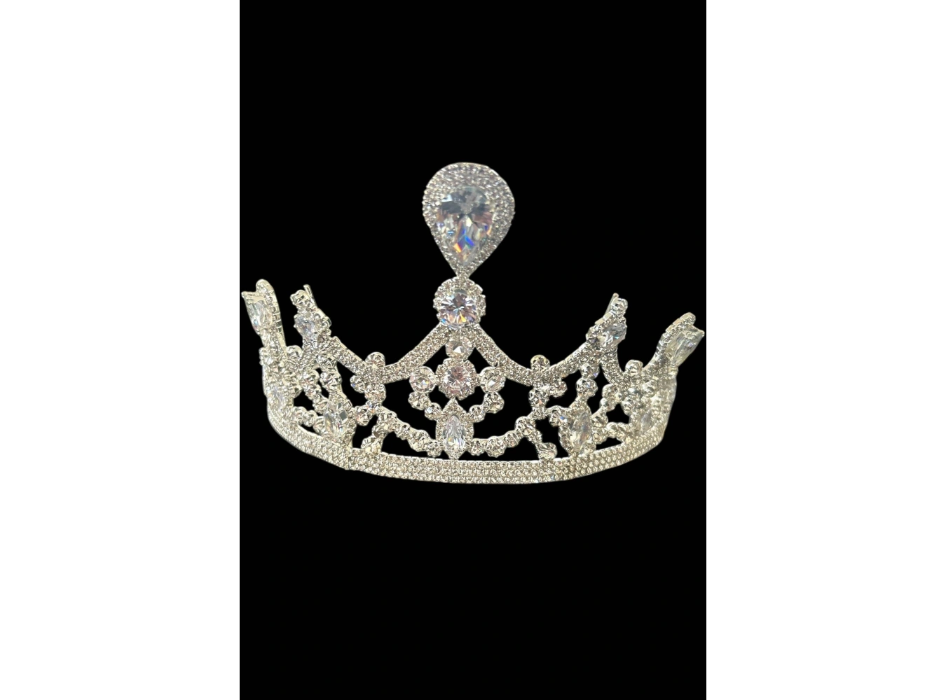 Zirkon Taşlı Gelin/Kına/Nişan/Söz Tasarım Taç