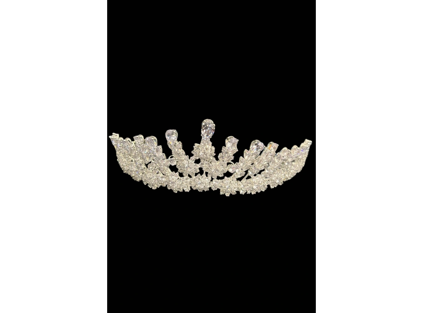 Zirkon Taşlı Gelin/Kına/Nişan/Söz Tasarım Taç