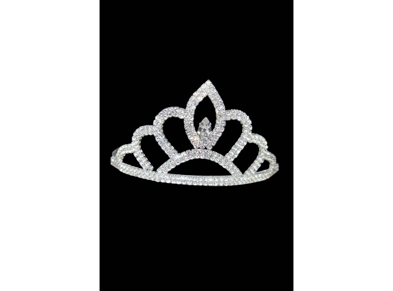 Zirkon Taşlı Gelin/Kına/Nişan/Söz Tasarım Taç