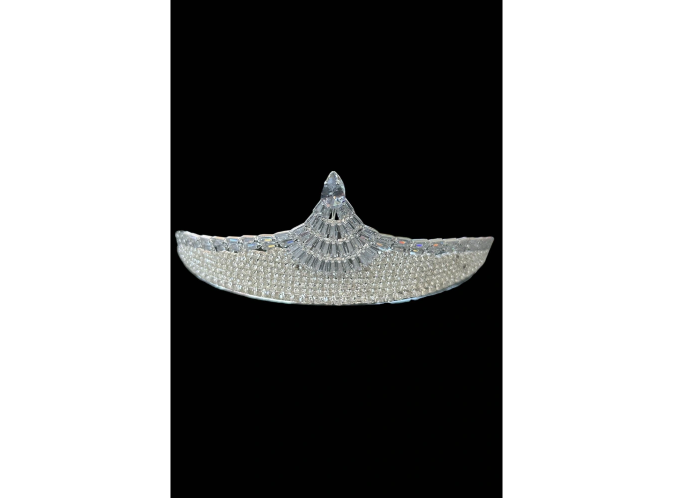 Zirkon Taşlı Gelin/Kına/Nişan/Söz Tasarım Taç