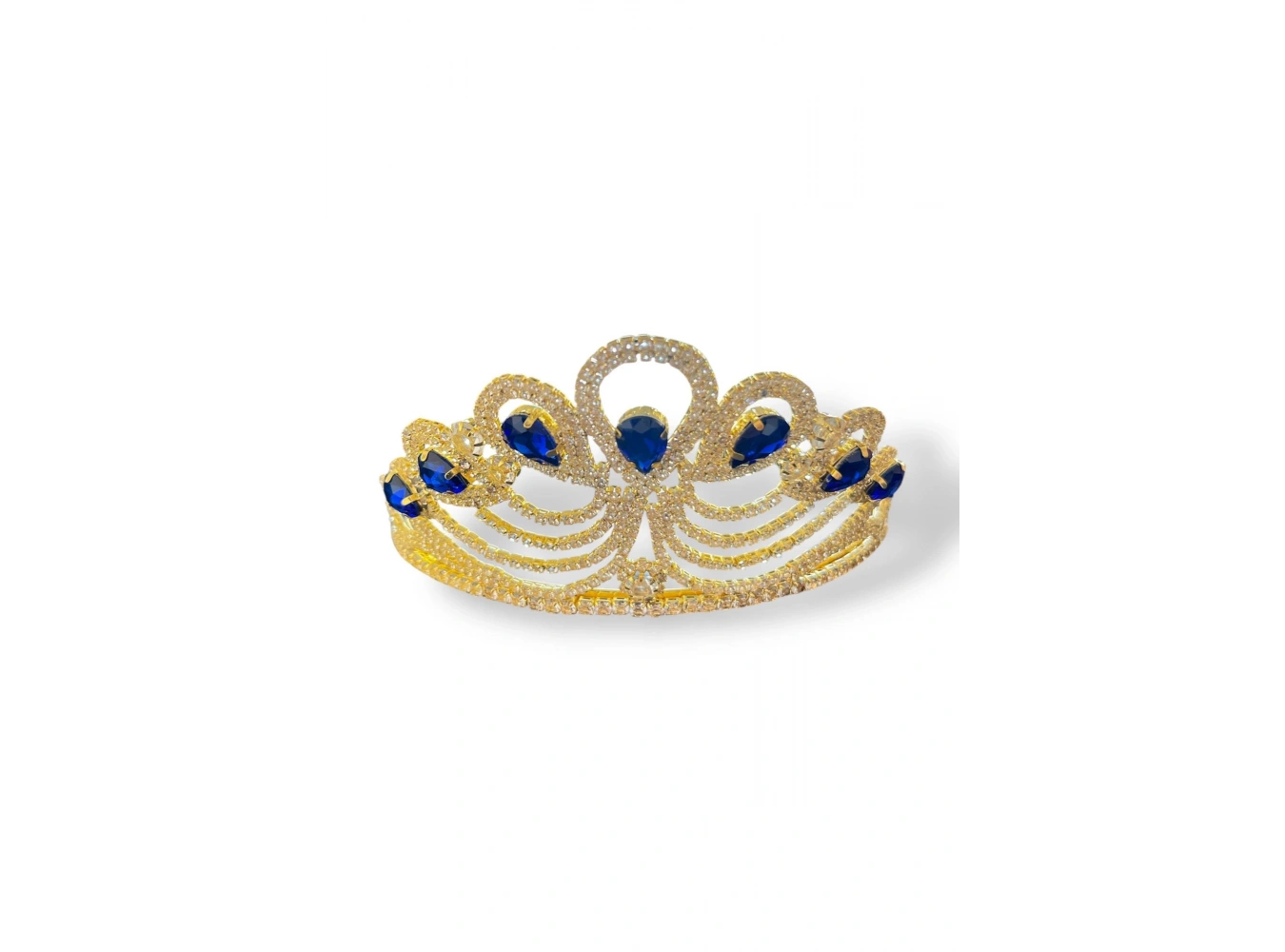 Zirkon Taşlı Gelin/Kına/Nişan/Söz Tasarım Taç