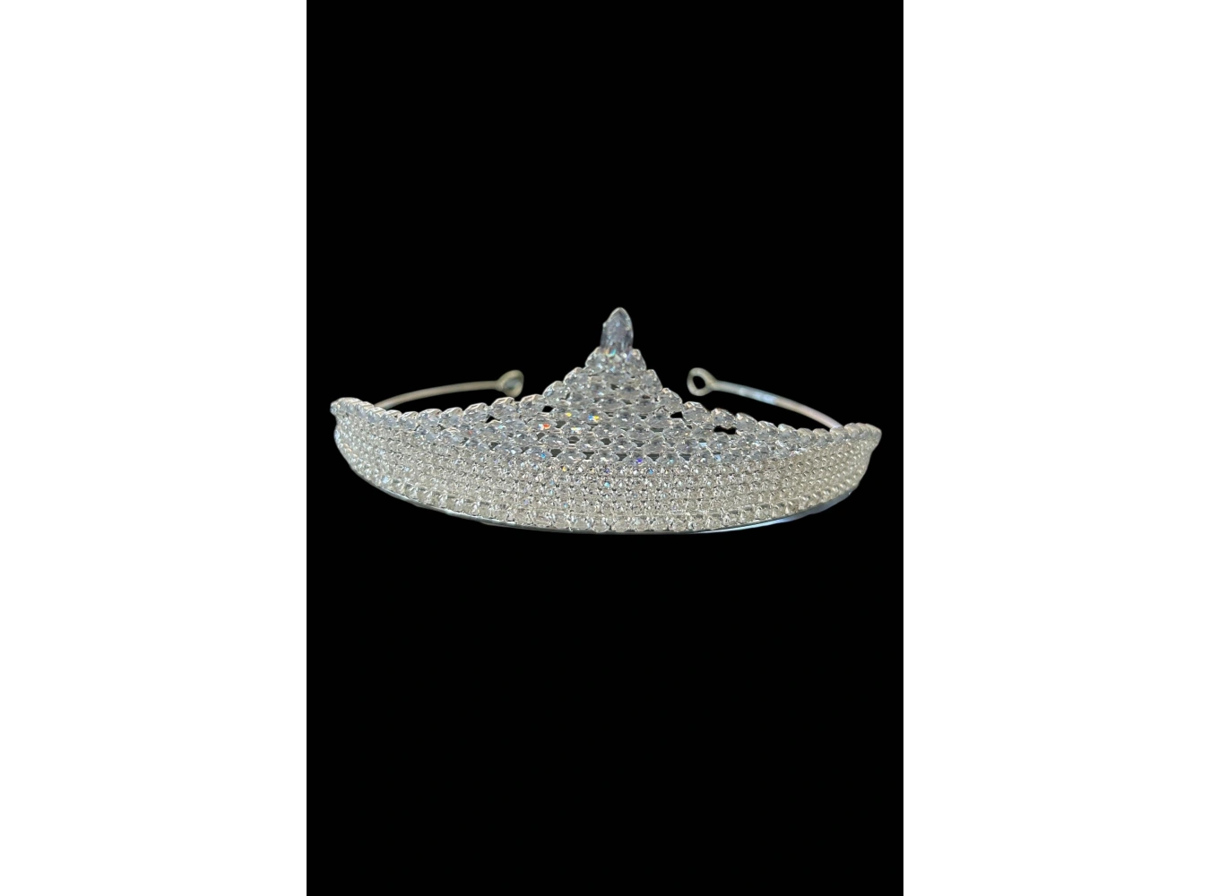 Zirkon Taşlı Gelin/Kına/Nişan/Söz Tasarım Taç