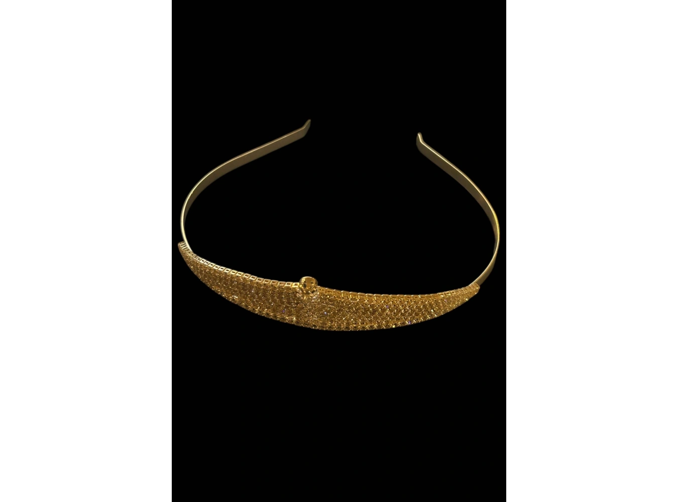 Zirkon Taşlı Gelin/Kına/Nişan/Söz Tasarım Taç