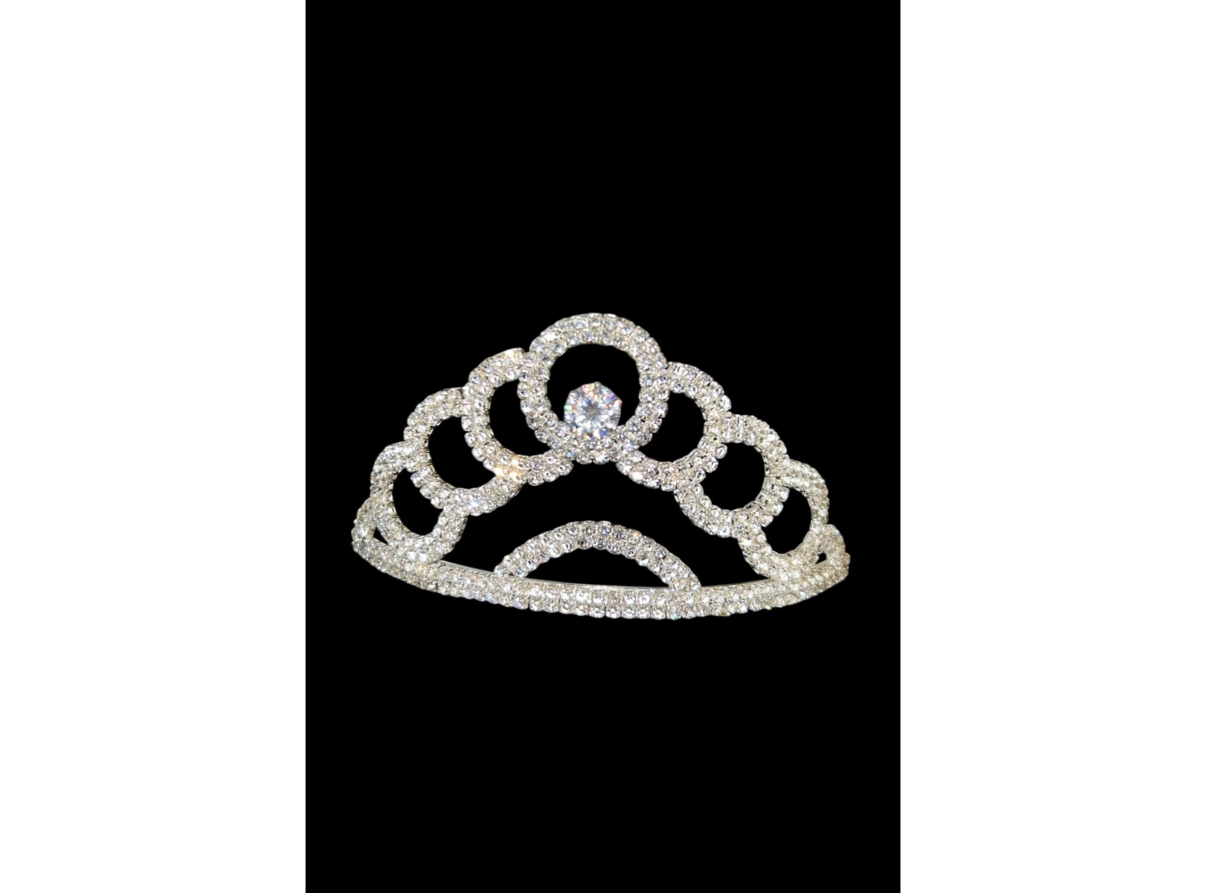 Zirkon Taşlı Gelin/Kına/Nişan/Söz Tasarım Taç