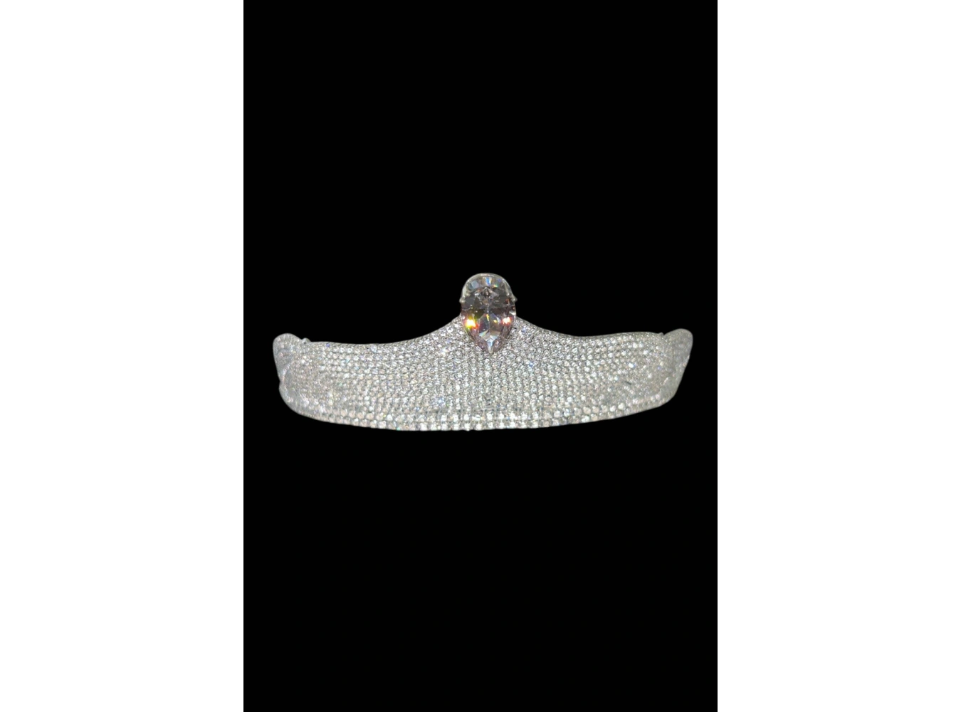 Zirkon Taşlı Gelin/Kına/Nişan/Söz Tasarım Taç