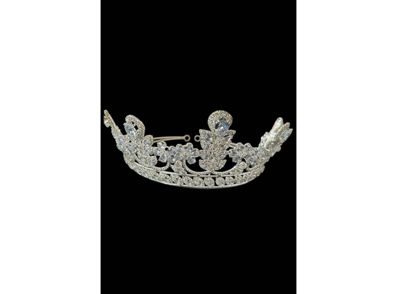 Zirkon Taşlı Gelin/Kına/Nişan/Söz Tasarım Taç