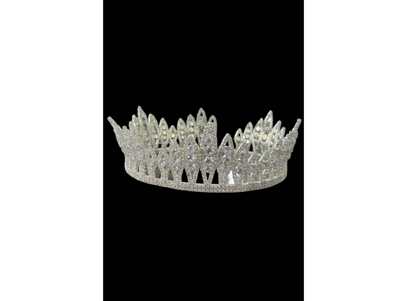 Zirkon Taşlı Gelin/Kına/Nişan/Söz Tasarım Taç