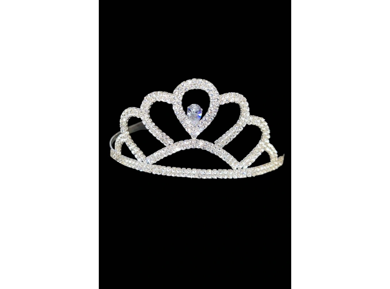 Zirkon Taşlı Gelin/Kına/Nişan/Söz Tasarım Taç