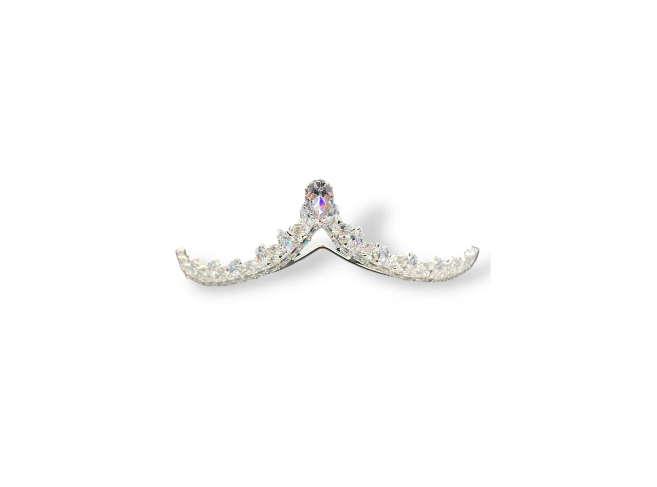 Zirkon Taşlı Gelin/Kına/Nişan/Söz Tasarım Taç