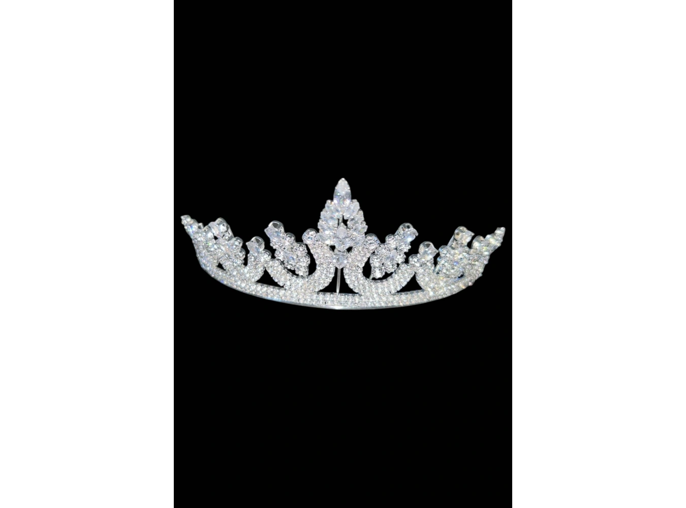 Zirkon Taşlı Gelin/Kına/Nişan/Söz Tasarım Taç