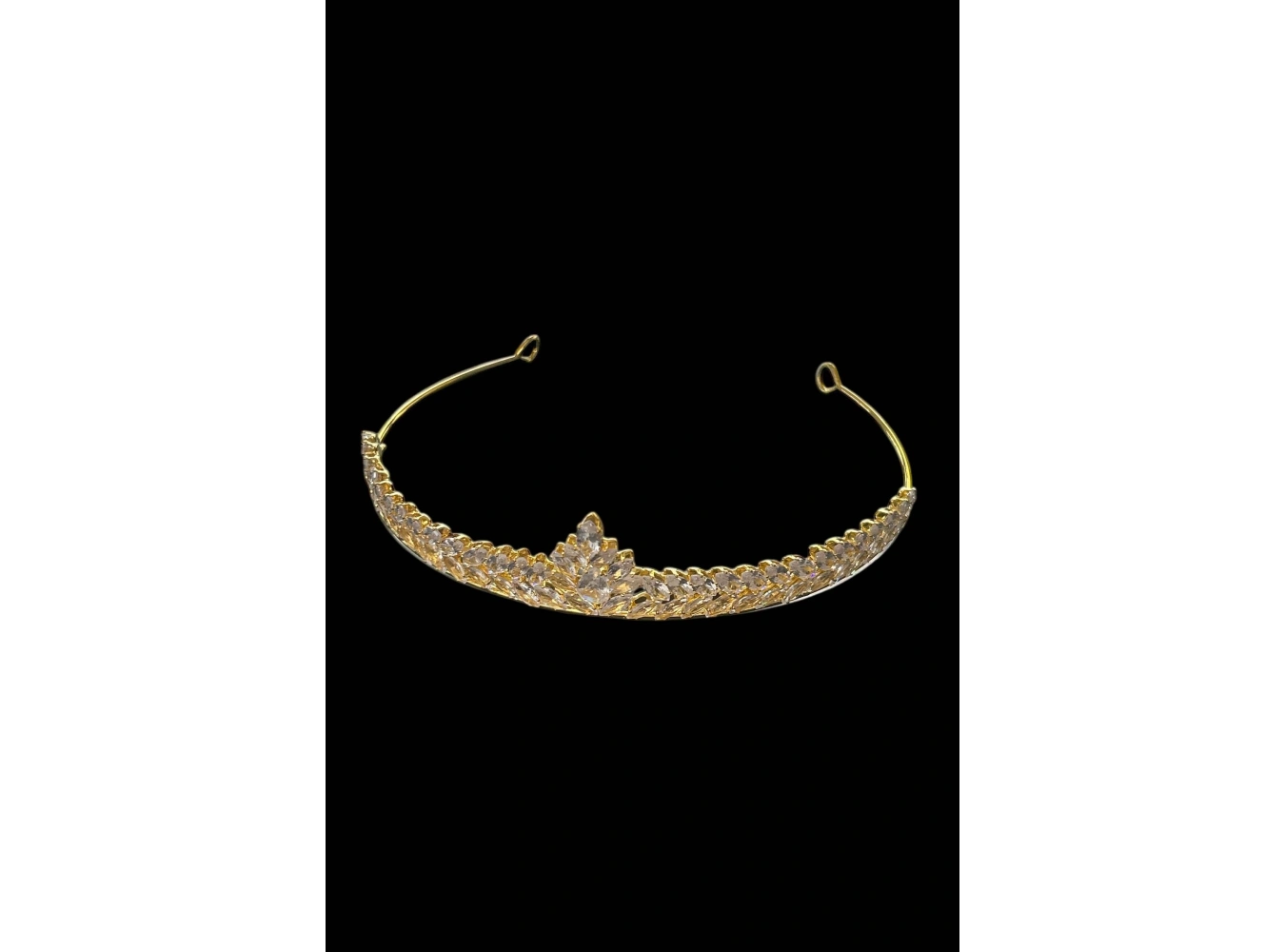 Zirkon Taşlı Gelin/Kına/Nişan/Söz Tasarım Taç