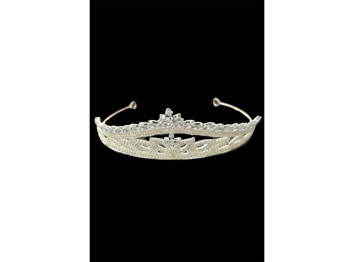 Zirkon Taşlı Gelin/Kına/Nişan/Söz Tasarım Taç
