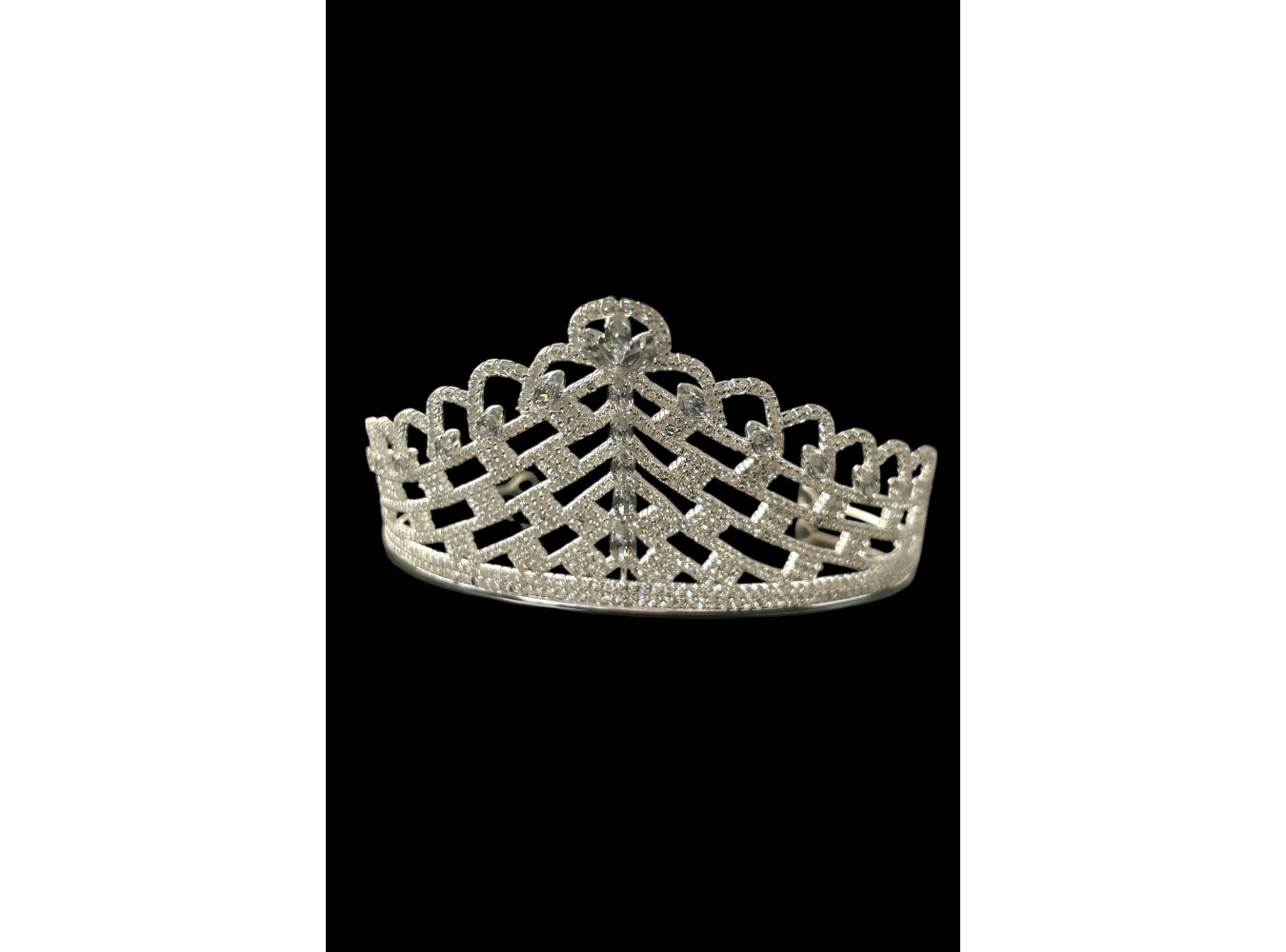 Zirkon Taşlı Gelin/Kına/Nişan/Söz Tasarım Taç