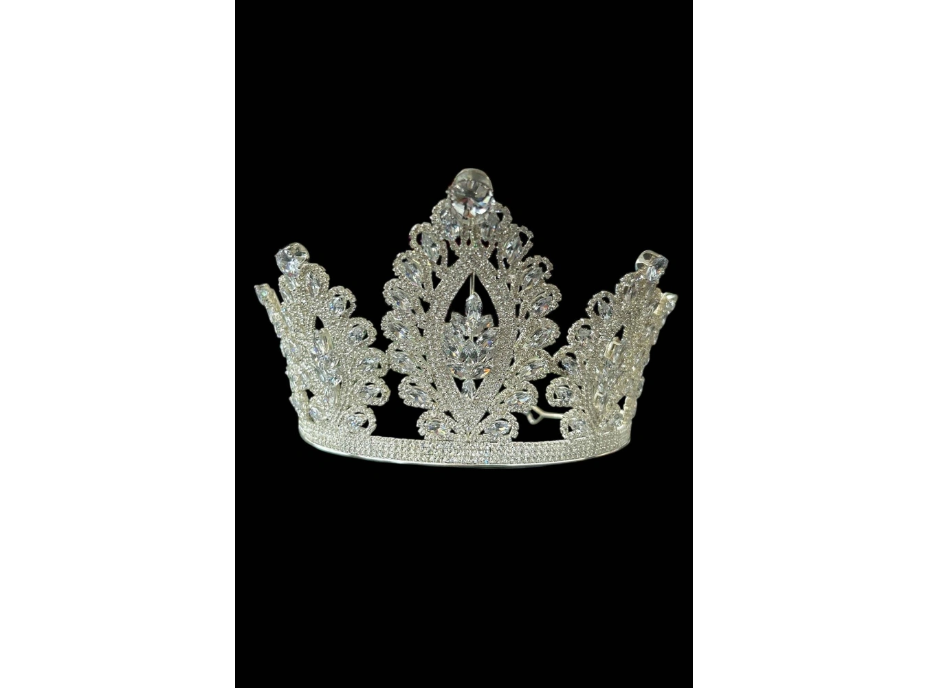 Zirkon Taşlı Gelin/Kına/Nişan/Söz Tasarım Taç