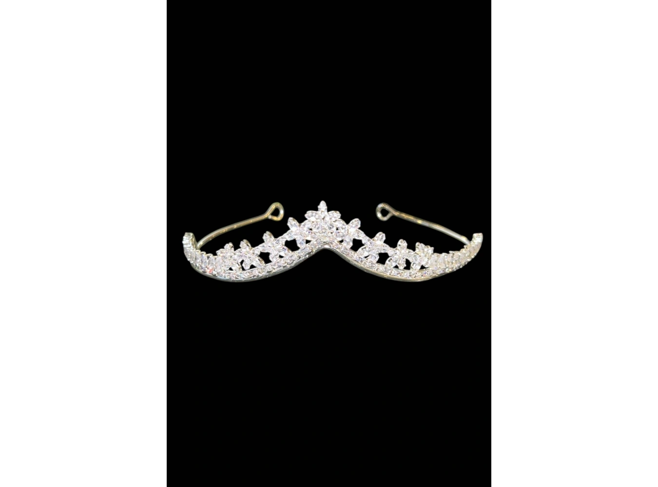 Zirkon Taşlı Gelin/Kına/Nişan/Söz Tasarım Taç