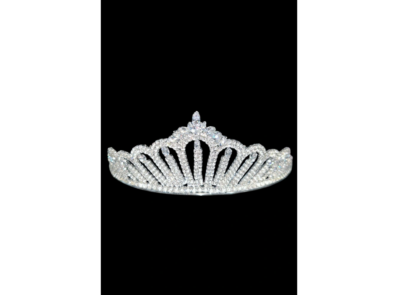 Zirkon Taşlı Gelin/Kına/Nişan/Söz Tasarım Taç