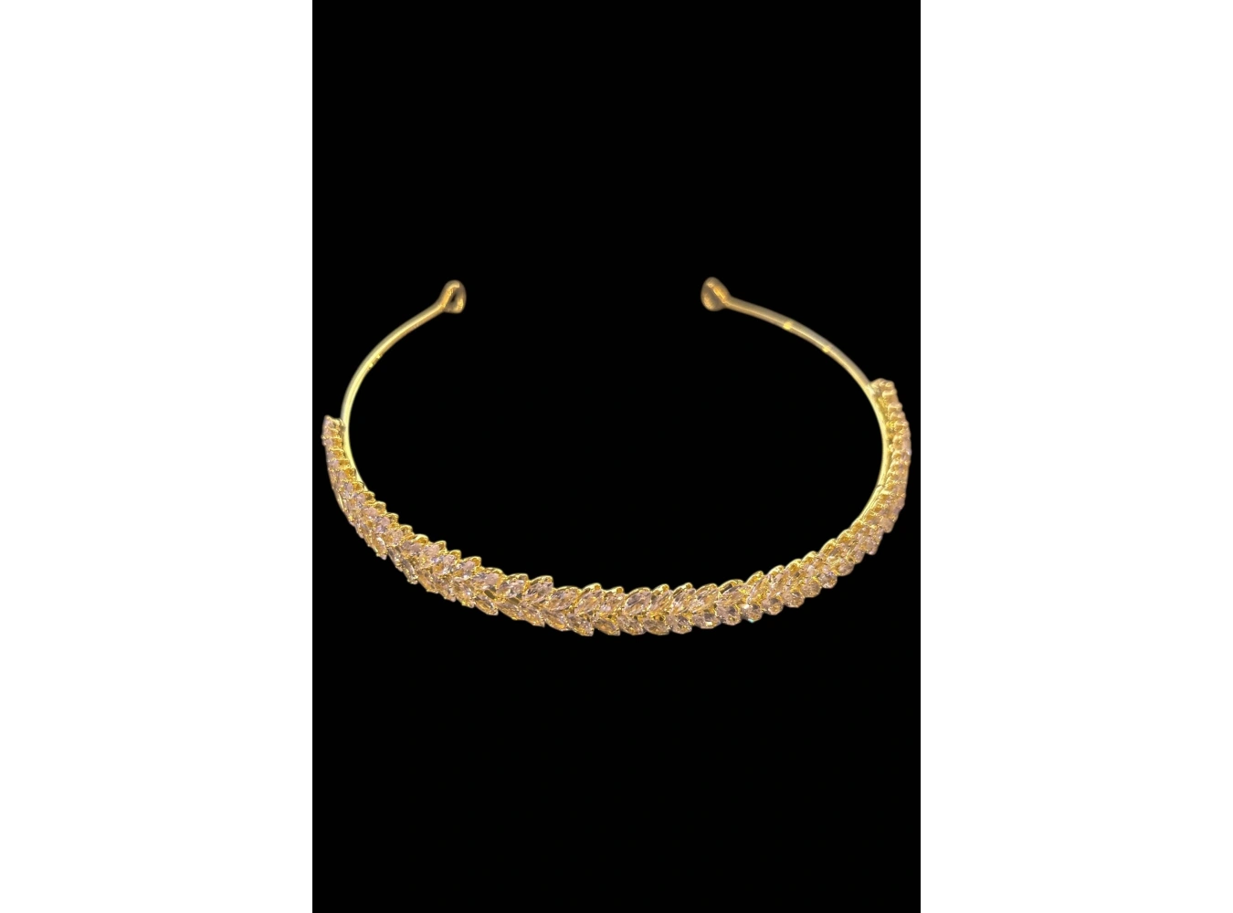 Zirkon Taşlı Gelin/Kına/Nişan/Söz Tasarım Taç