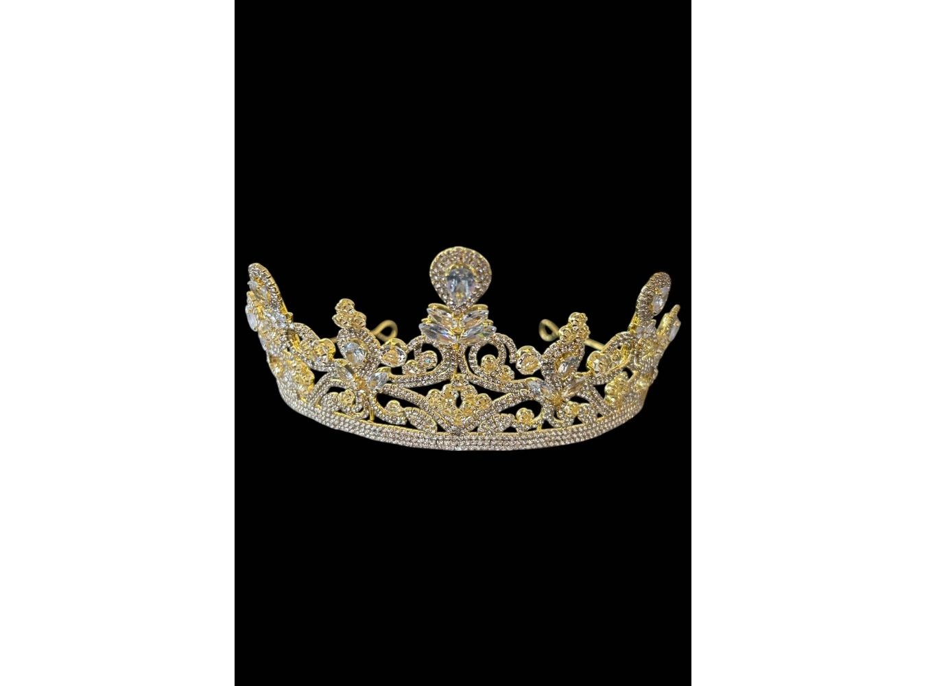 Zirkon Taşlı Gelin/Kına/Nişan/Söz Tasarım Taç