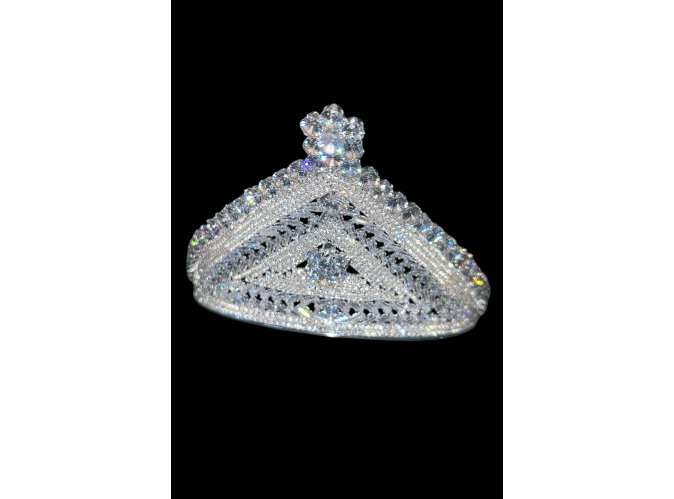 Zirkon Taşlı Gelin/Kına/Nişan/Söz Tasarım Taç