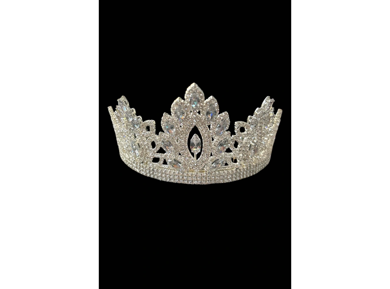 Zirkon Taşlı Tasarım Çocuk Taç