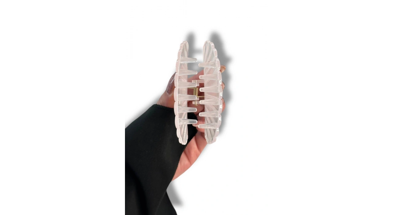 12li Karışık Renk İstiridye Figürlü Mandal Toka Set