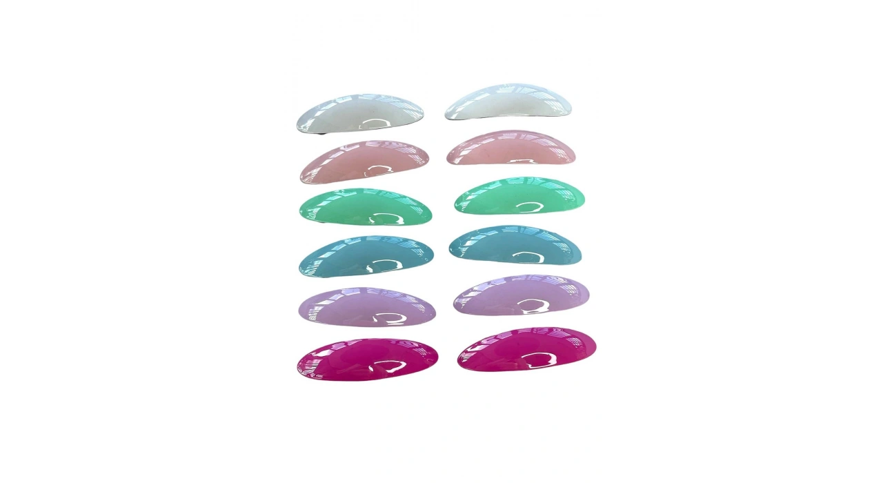 12li Karışık Renk Otomat Toka Set